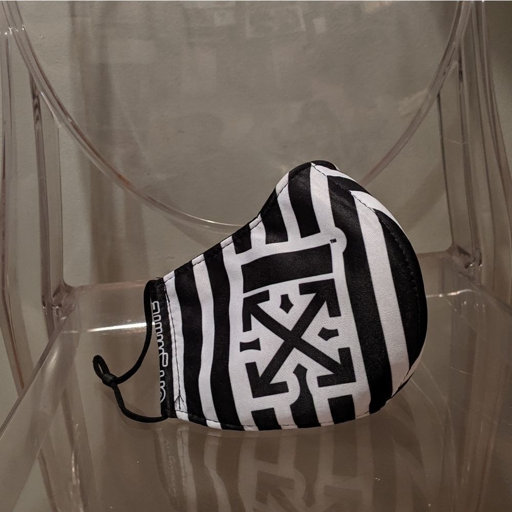 BOGO- Off White Printed Facemask